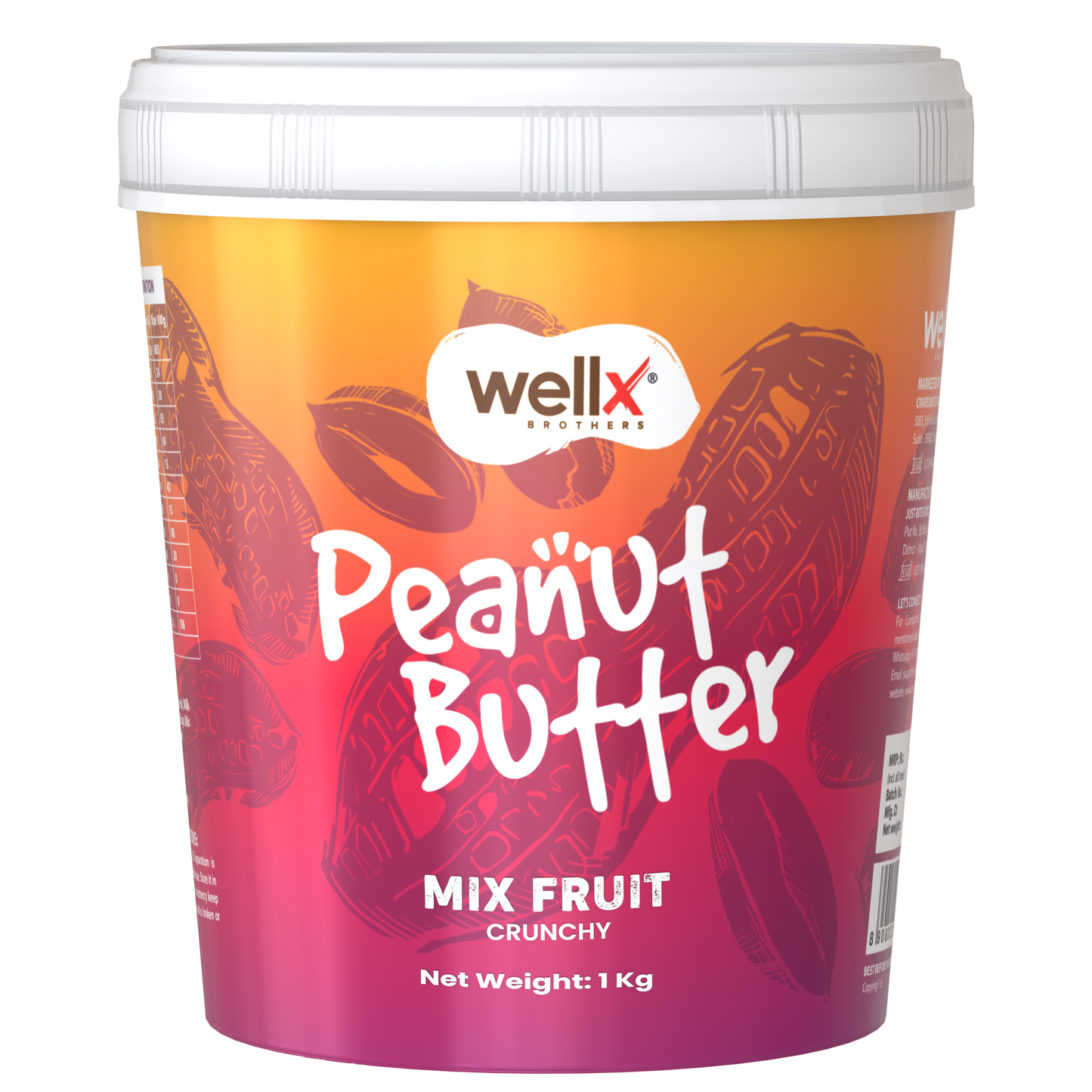 Mix Fruit Peanut Butter (CRUNCHY)