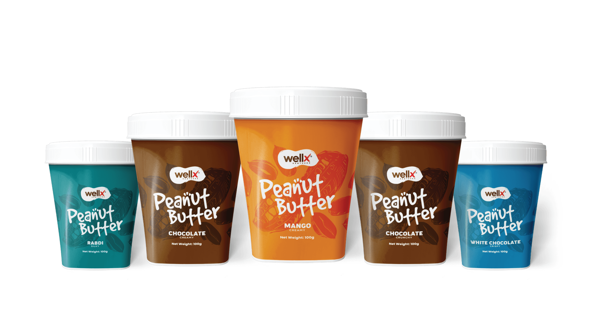 Mango Creamy & Chocolate Creamy & Rabdi & Chocolate Crunchy & White Ch ...