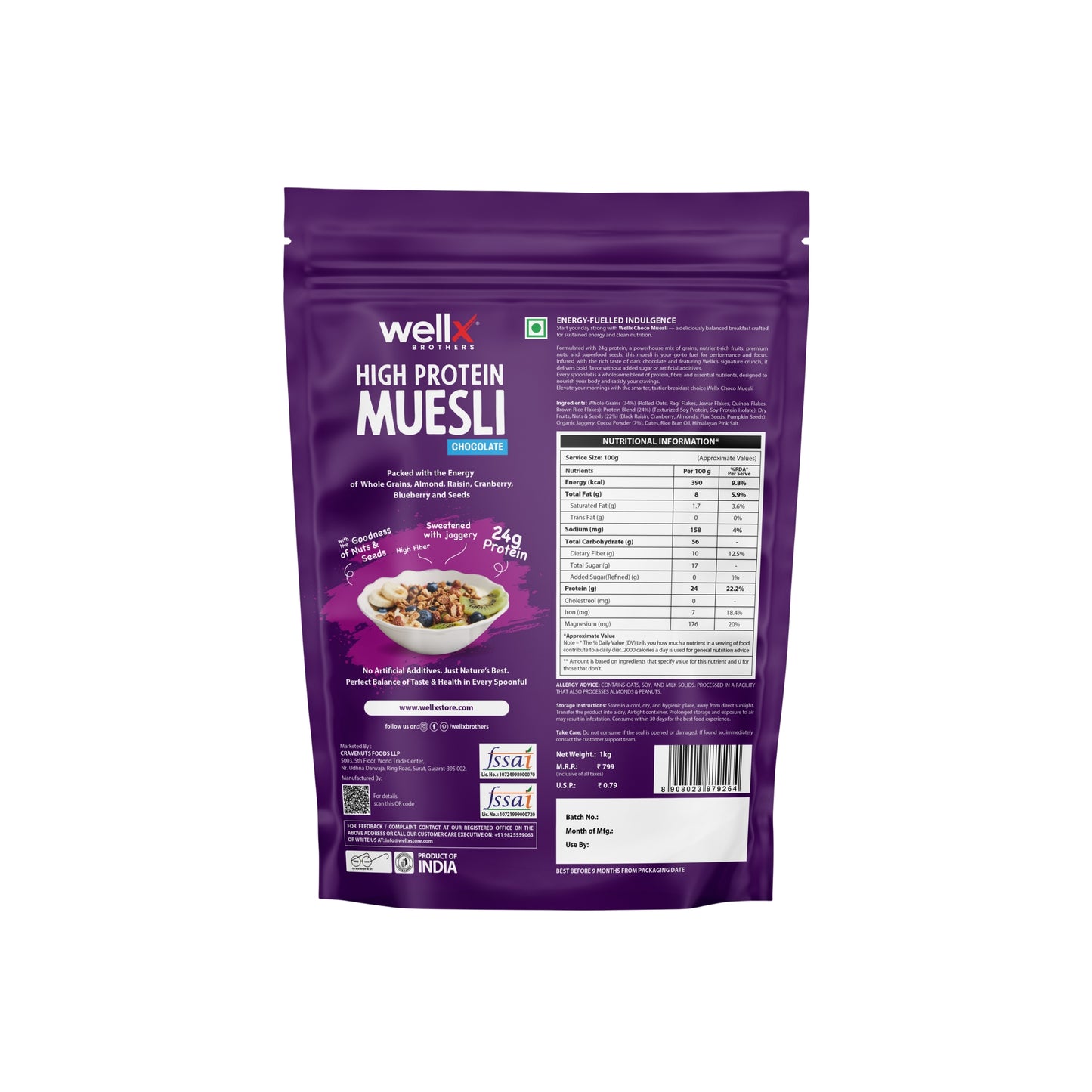 HIGH PROTEIN MUESLI