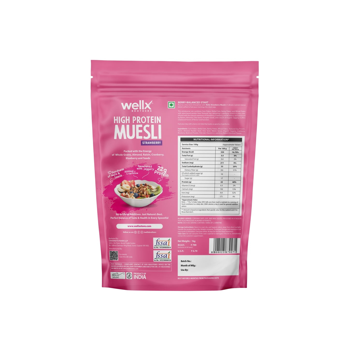 HIGH PROTEIN MUESLI